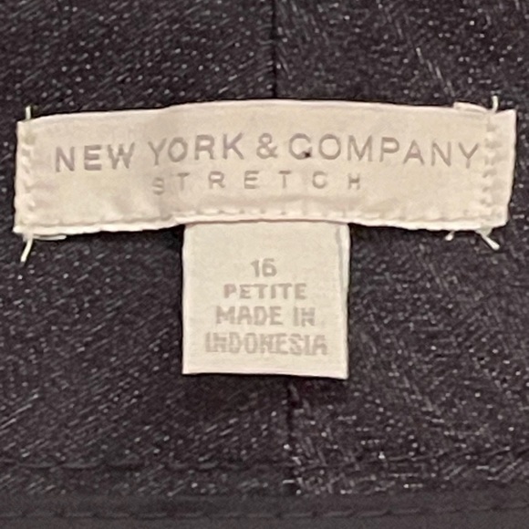 NEW YORK AND COMPANY Classic blue/gray Women's Pants 16P - Picture 10 of 16